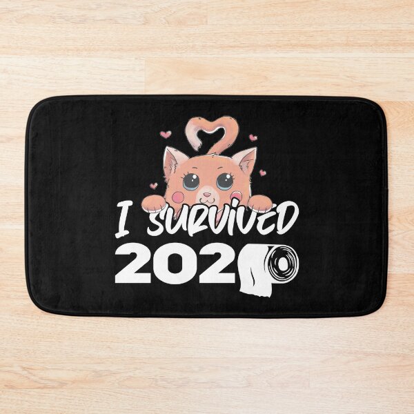 Item preview, I Survived 2020 Cute Cat designed and sold by Aleodor.