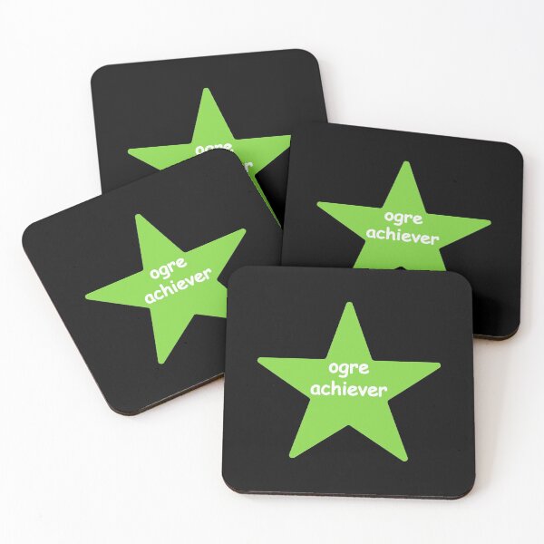 Item preview, Ogre Achiever Green Star designed and sold by OldDannyBrown.