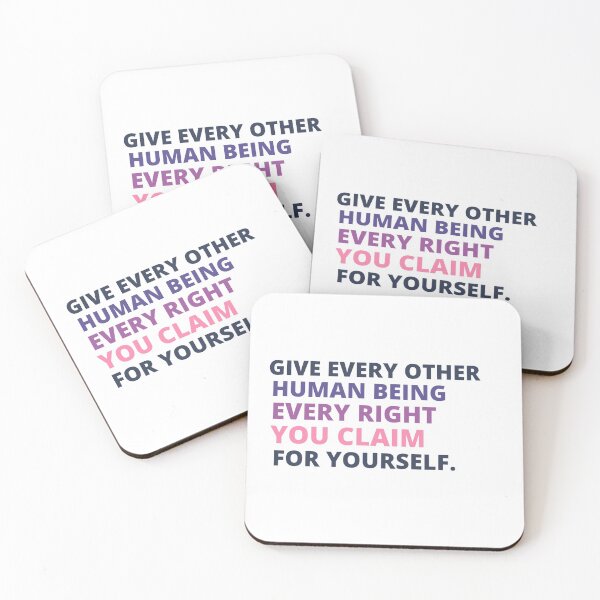 Item preview, give every other human being every right you claim for yourself designed and sold by BousboulaStorie.
