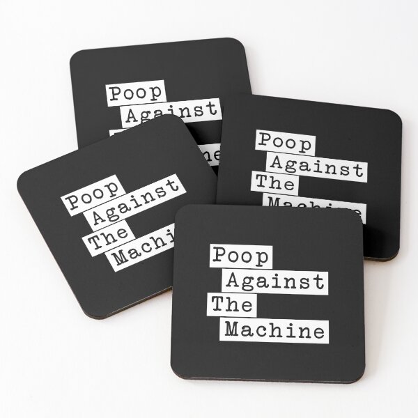 Item preview, Poop Against The Machine - Rage Against The Machine, RATM Parody, Invert Design designed and sold by LittleBitDarker.