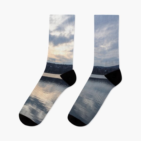 Item preview, Winter Sunset Hillside Lake designed and sold by LLL Photo.