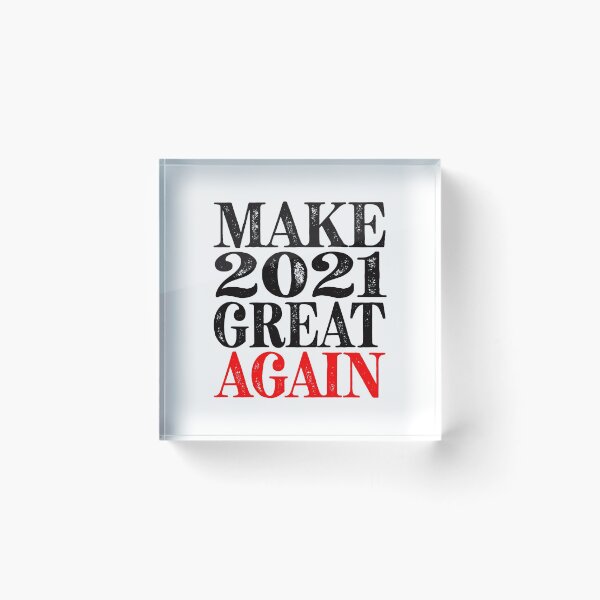 Item preview, Make 2021 Great Again Essential Classic Sticker And Shirt Design designed and sold by Glike.