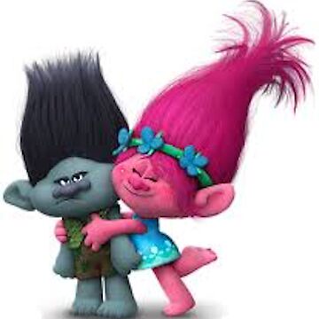 Artwork thumbnail, Poppy Troll and Branch Troll by Mayajs