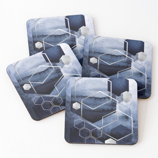 Item preview, Abstract Geo in Blue designed and sold by UrbanEpiphany.