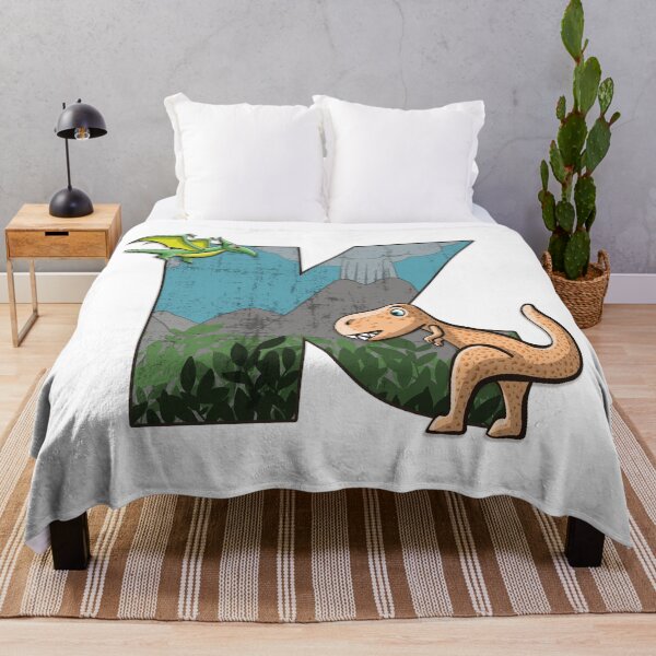Item preview, Initial letter K with dinosaurs kids decoration designed and sold by Between Clouds.