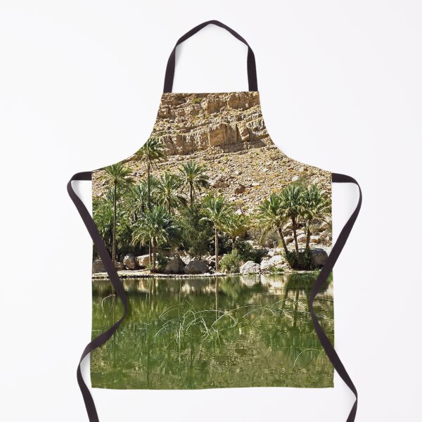 Item preview, Desert Oasis Lake Palm Trees Landscape, Oman designed and sold by worldways.