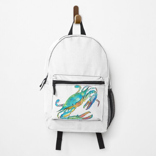 Item preview, Blue Crab Watercolor Illustration designed and sold by PandaAvenue.