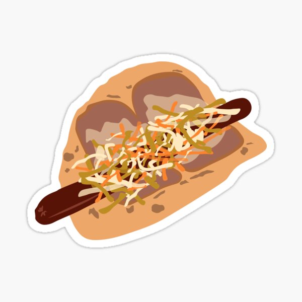 Vista previa del artículo con la obra «Pegatina Ronto Wrap», diseñado y vendido por kennyyyd.