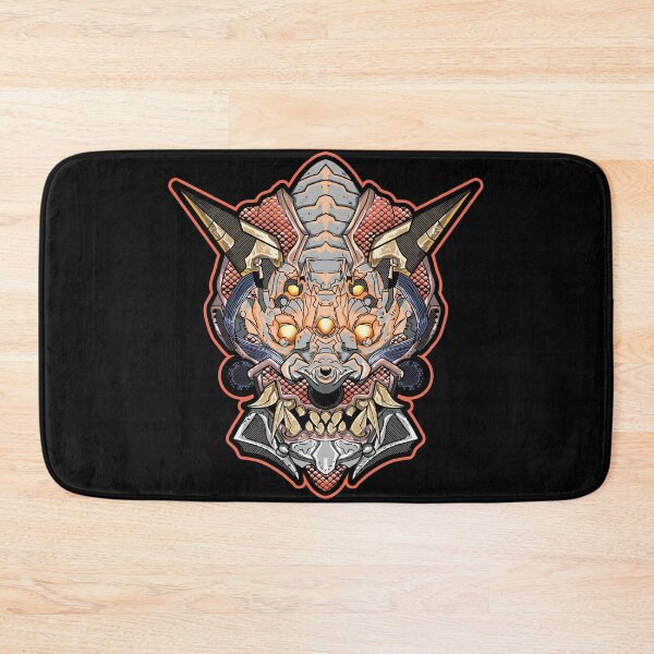 Aperçu de l'œuvre Cyberpunk Samurai Gifts Masque Masque Visage Maelstrom créée et vendue par RedCut.