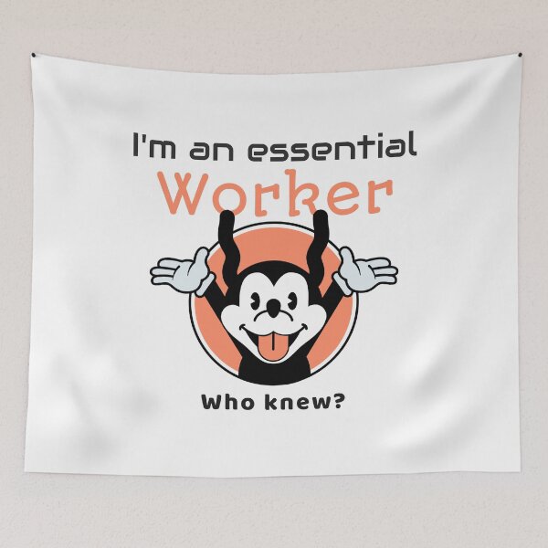Item preview, I'm an essential worker who knew? designed and sold by hippiemomdesign.