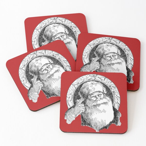 Item preview, Vintage Santa Illustration designed and sold by ZvekiVintage.