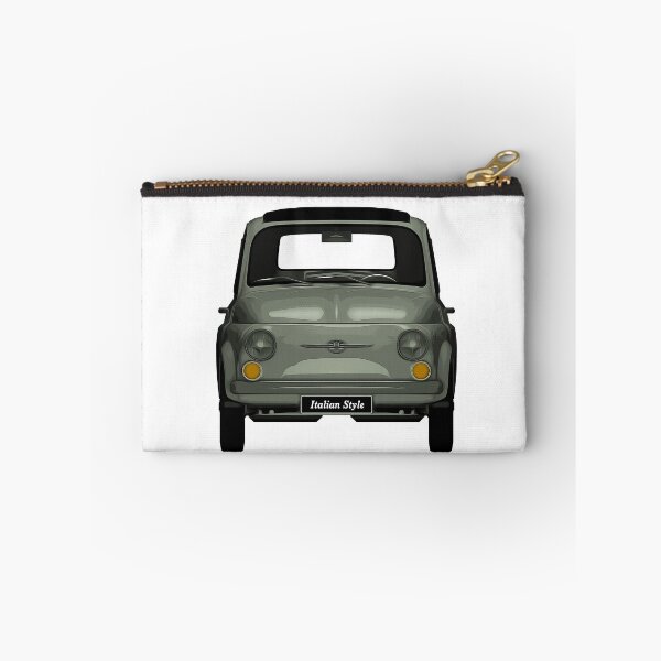 Item preview, Classic Grey Italian car 500 front view designed and sold by PeterADesign.