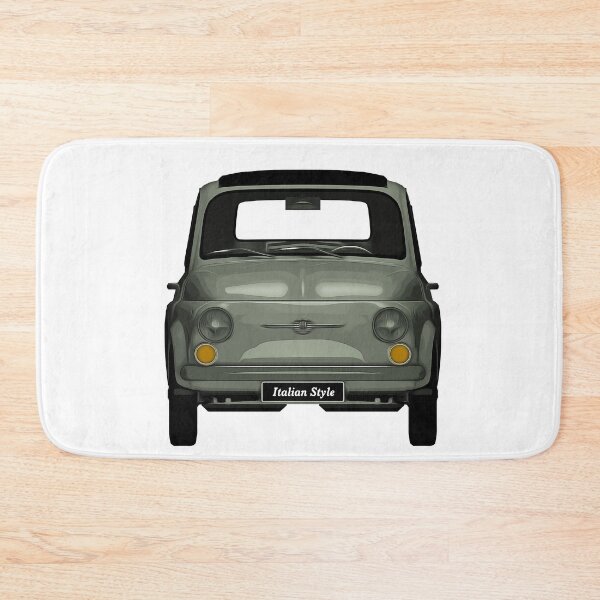 Item preview, Classic Grey Italian car 500 front view designed and sold by PeterADesign.