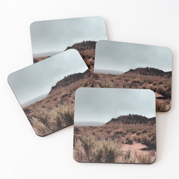 Item preview, Desert view with foggy blue sky in California USA designed and sold by Mrvell.