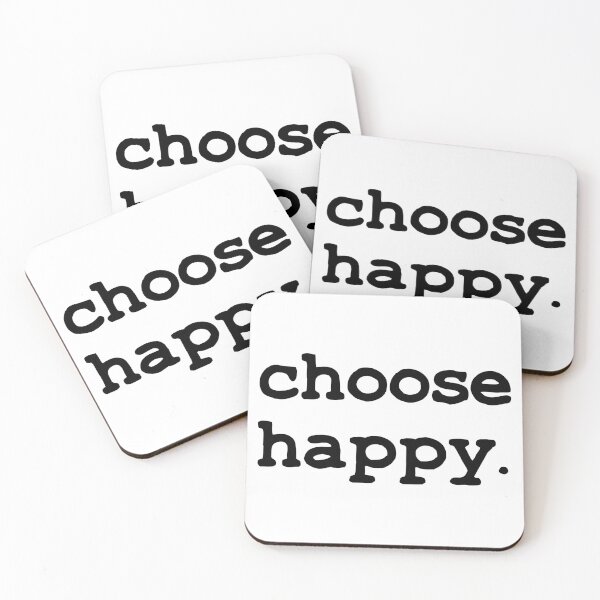 Item preview, Choose happy, Motivational happy simple quote designed and sold by foramelie.