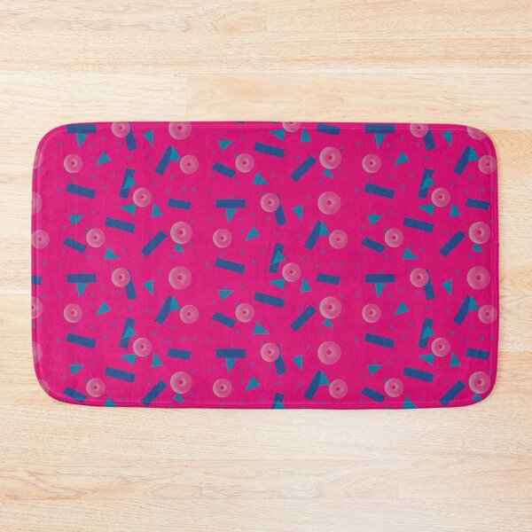 Item preview, Geometric Figures Pattern Retro Pink designed and sold by Oliver Mendez Martinez.