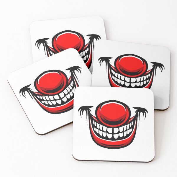 Item preview, Evil clown / Creepy clown or horror clown, clown horror smiley face. Clown mouth for hallowen. illustration designed and sold by Marcin Adrian.