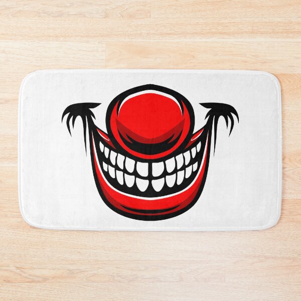 Item preview, Evil clown / Creepy clown or horror clown, clown horror smiley face. Clown mouth for hallowen. illustration designed and sold by Marcin Adrian.