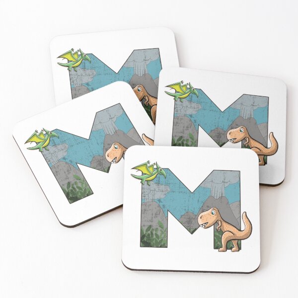 Item preview, Copy of Initial letter M with dinosaurs kids decoration designed and sold by Between Clouds.