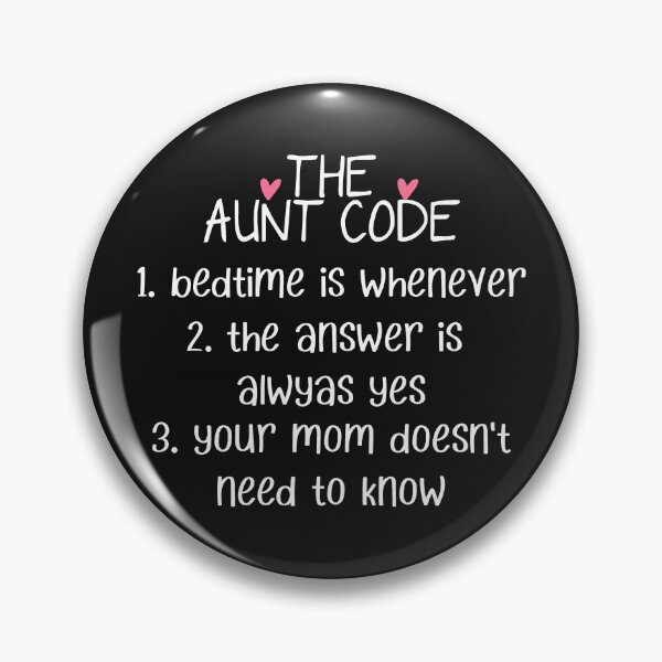 Item preview, Aunt Code for Auntie Gift Funny Letter Saying  designed and sold by LA diseños.