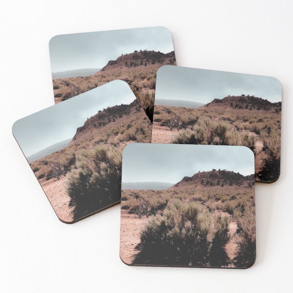 Item preview, Desert scenic with foggy blue sky in California USA designed and sold by Mrvell.