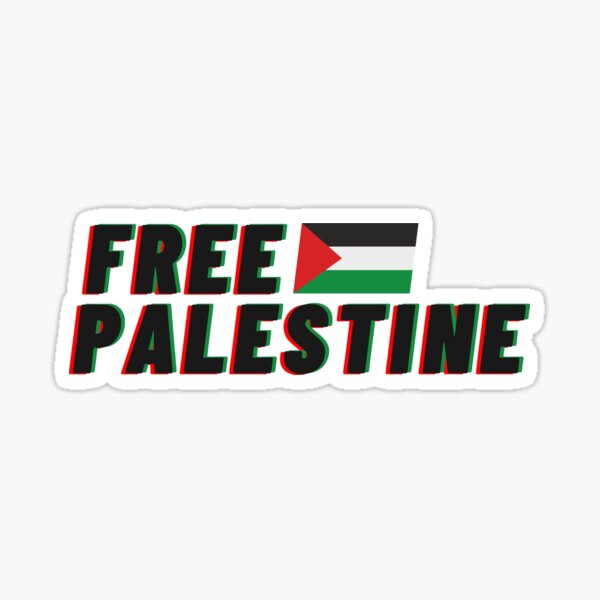 freie palästinensische Flagge Sticker