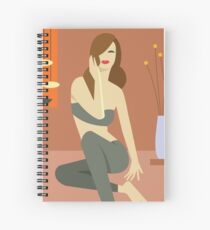 fashion illustration Spiral Notebook