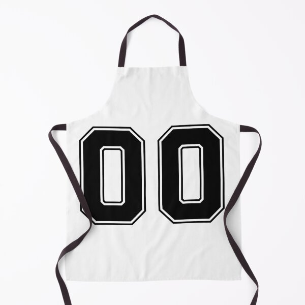 Item preview, 00, American Football Classic Vintage Sport Jersey Number in black number on white background for american football, baseball or basketball designed and sold by Marcin Adrian.