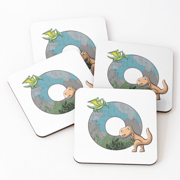 Item preview, Initial letter O with dinosaurs kids decoration designed and sold by Between Clouds.
