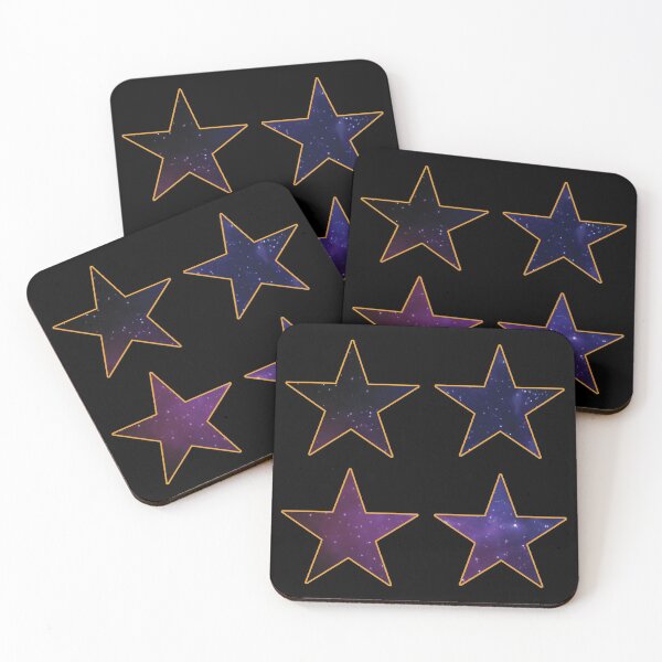 Item preview, Space Stars with an Orange Border designed and sold by BelindaFuller.