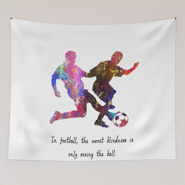 Item preview, Standing Tackling In Football The Worst Blindness designed and sold by vividpixelusa.