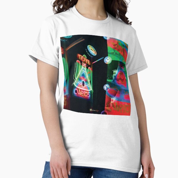 A Curious Tepee at Night Classic T-Shirt