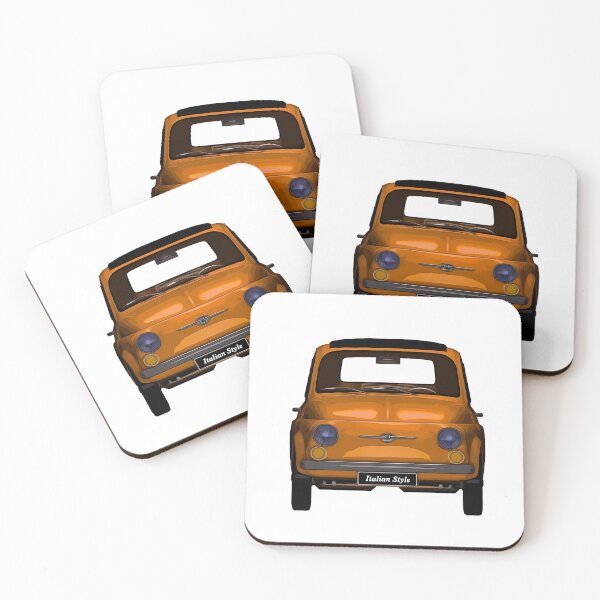 Item preview, Classic Light Orange car 500 front view designed and sold by PeterADesign.