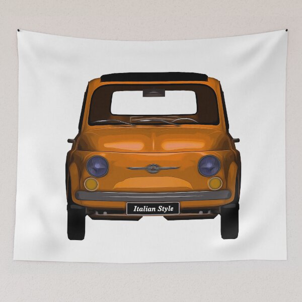 Item preview, Classic Light Orange car 500 front view designed and sold by PeterADesign.