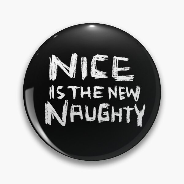 Item preview, Nice is the new Naughty, handwritten slightly wrong designed and sold by badlydrawnbabe.
