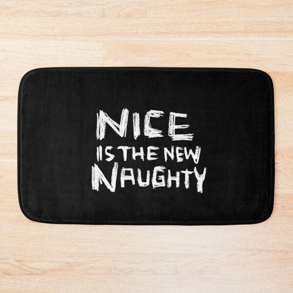 Item preview, Nice is the new Naughty, handwritten slightly wrong designed and sold by badlydrawnbabe.