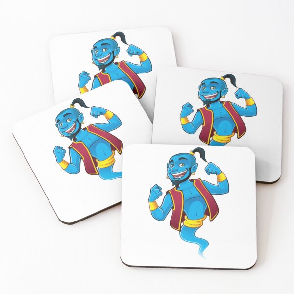 Item preview, Genie aladdin cartoon cute art designed and sold by Sovik Goswami.