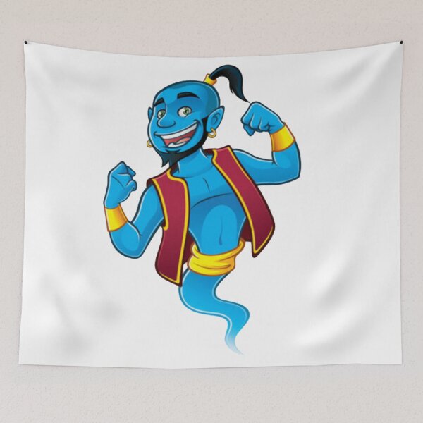 Item preview, Genie aladdin cartoon cute art designed and sold by Sovik Goswami.