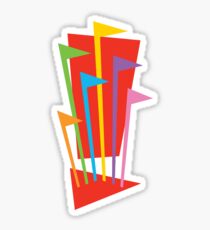 Six Flags Logo Sticker