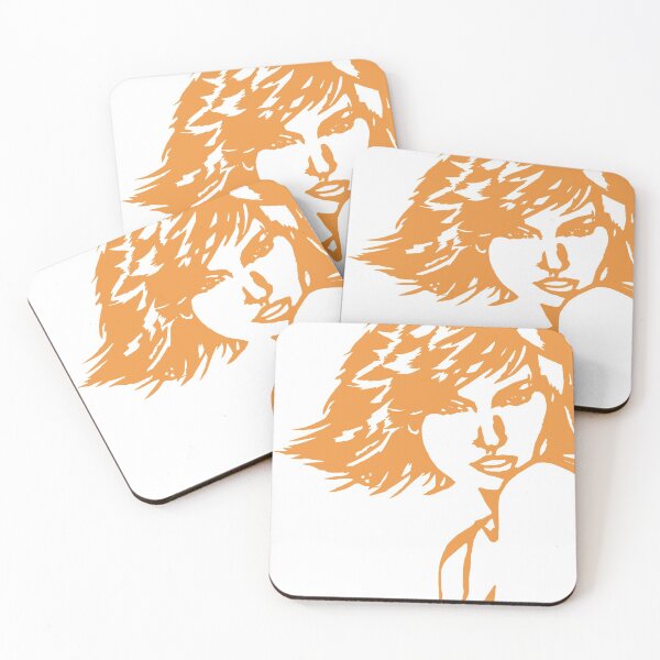 Item preview, Stencilled Woman in Orange designed and sold by FictiveArt.