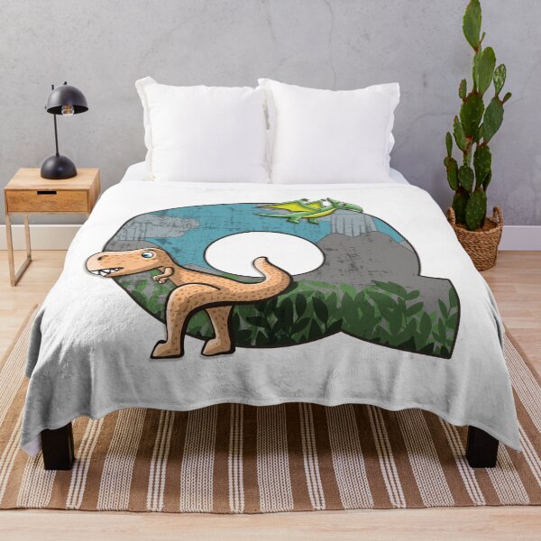 Item preview, Initial letter Q with dinosaurs kids decoration designed and sold by Between Clouds.
