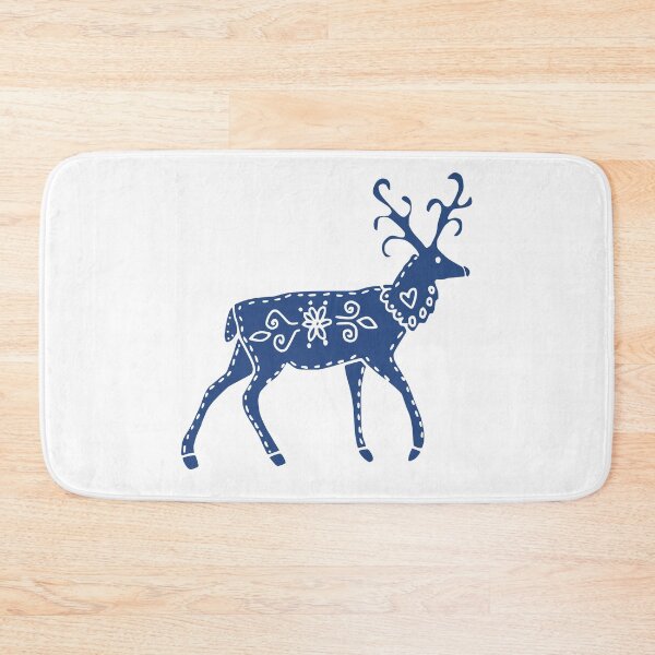Item preview, Folksy Blue Reindeer designed and sold by blossomgirl33.