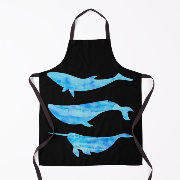 Item preview, Blue Watercolor Whales designed and sold by Hedda Young.