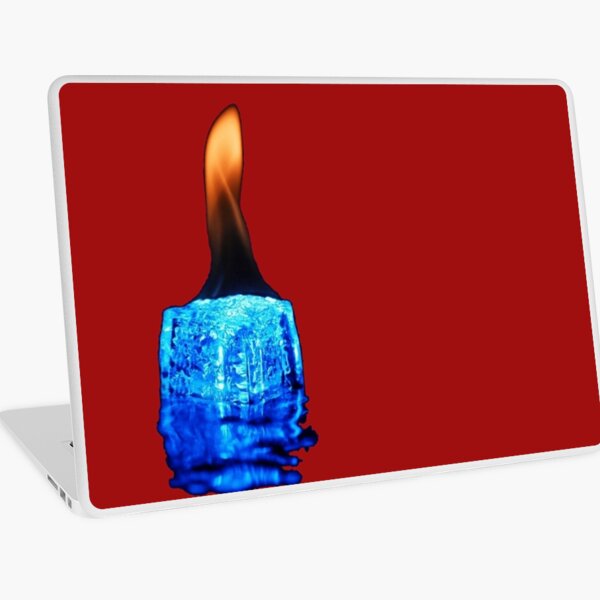 Laptop Folien Feuer Und Eis Redbubble