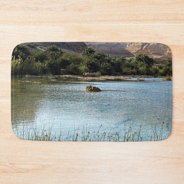 Item preview, Lake Desert Oasis Palm Trees Landscape, Oman designed and sold by worldways.