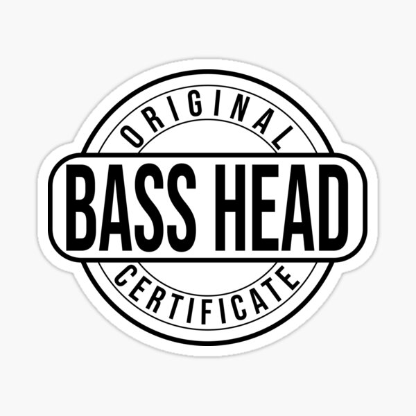 Artikel-Vorschau von Original Bass Head Zertifikat, designt und verkauft von Express YRSLF.