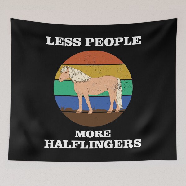 Item preview, Less People More Halflingers Funny Horse product designed and sold by jakehughes2015.
