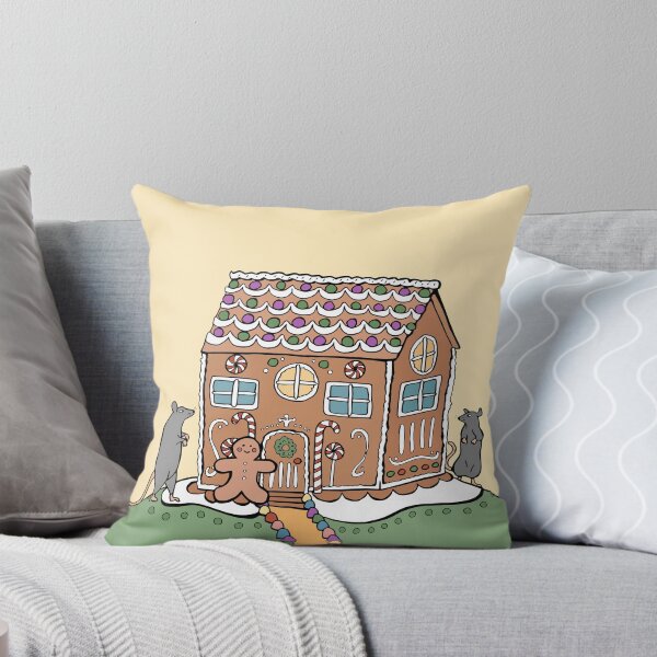 Item preview, Rat Visitors Show Up To Gingerbread House designed and sold by Otter-Grotto.