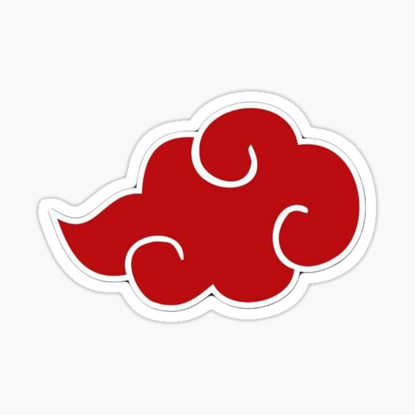 Rote Wolke Sticker
