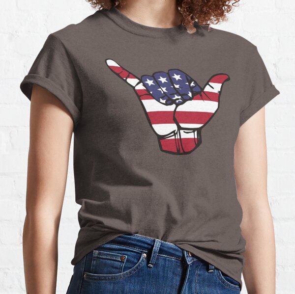 USA Shaka T-shirt classique